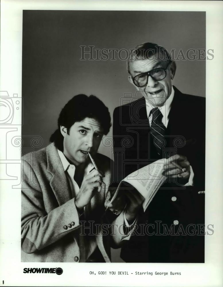 1985 Press Photo George Burns in Oh, God! You Devil - cvp44890 - Historic Images