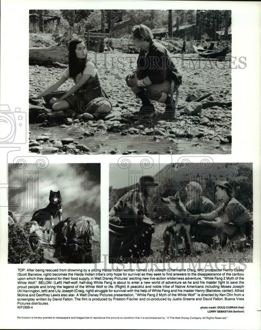 Undated Press Photo White Fang Charmaine Craig Scott Bairstow "White Fang 2" - Historic Images