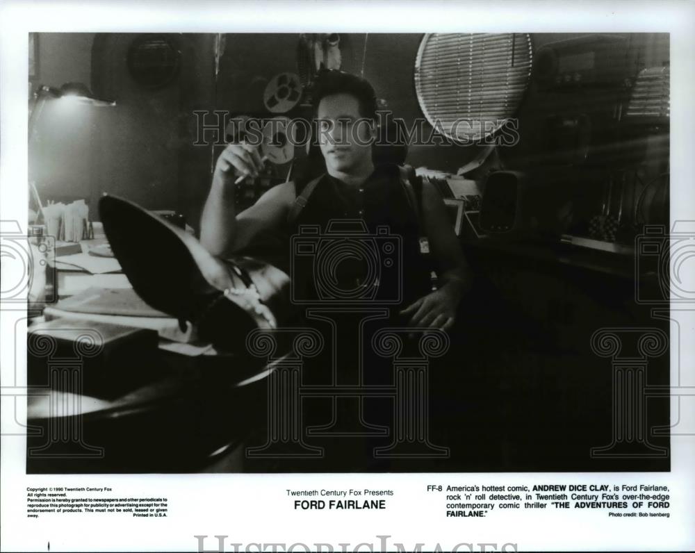 1991 Press Photo Andrew Dice Clay in The Adventures of Ford Fairlane - cvp45418 - Historic Images