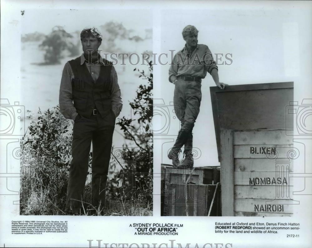 1986 Press Photo Robert Redford in Out Of Africa - cvp45497 - Historic Images