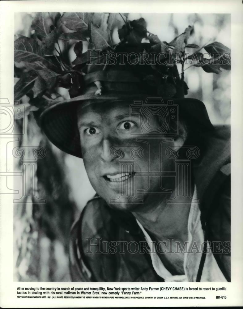 1992 Press Photo Chevy Chase in Funny Farm - cvp45558 - Historic Images