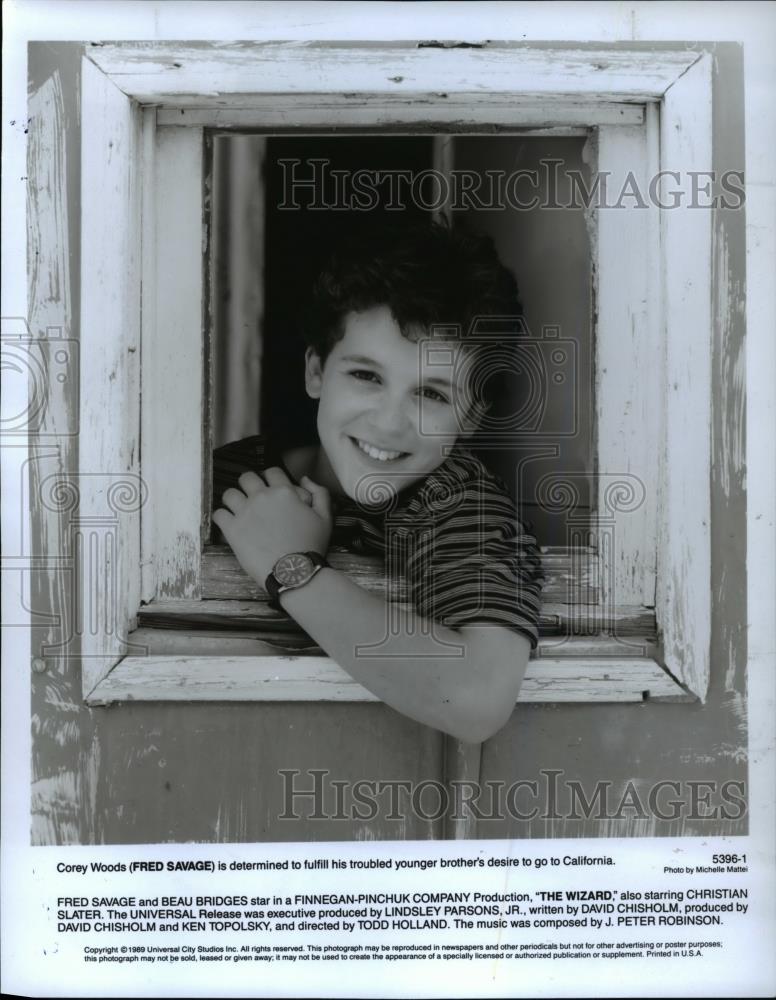 1989 Press Photo Fred Savage in The Wizard - cvp45628 - Historic Images