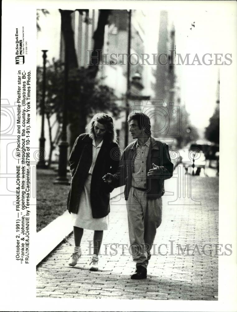 1991 Press Photo Frankie & Johnny - cvp45671 - Historic Images