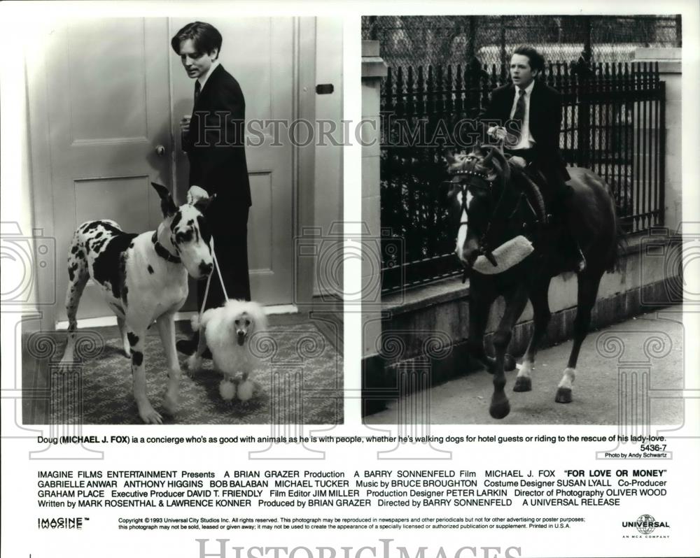 1994 Press Photo Michael J Foxin For Love Or Memory - cvp45720 - Historic Images