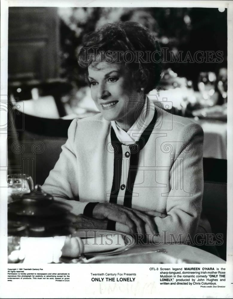 1991 Press Photo Maureen O'Hara in Only The Lonely - cvp45903 - Historic Images