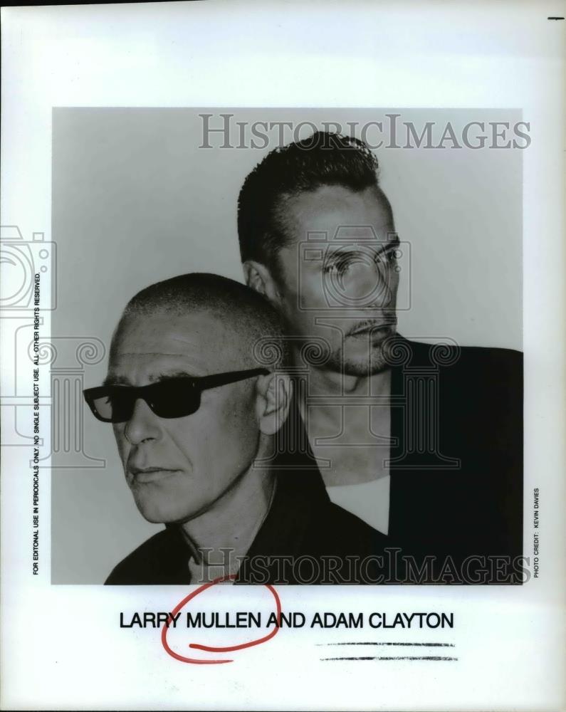 Press Photo Larry Mullen and Adam Clayton - cvp45946 - Historic Images