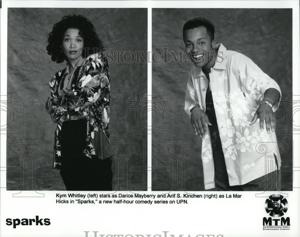 Press Photo Kym Whitley and Arif S Kinchen in Sparks - cvp49006 - Historic Images