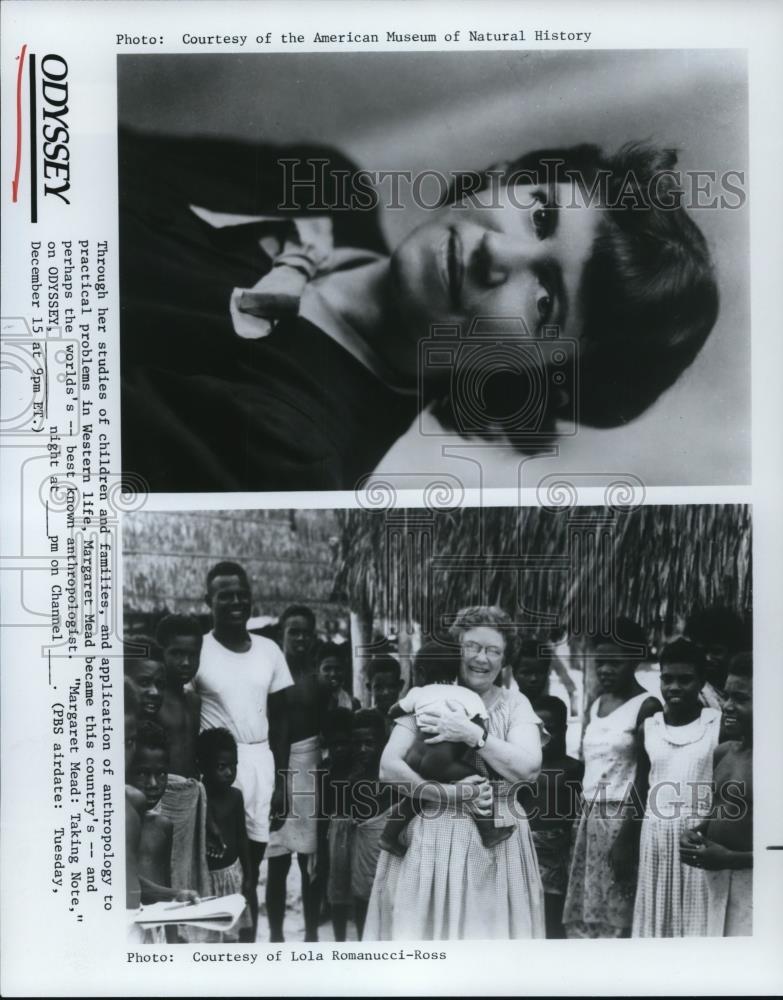 Press Photo Margaret Mead in Odyssey - cvp49203 - Historic Images