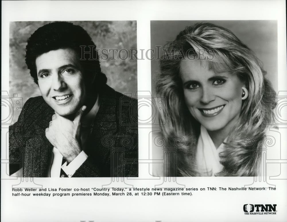 Press Photo Robb Weller and Lisa Foster in Country Today - cvp50658 - Historic Images
