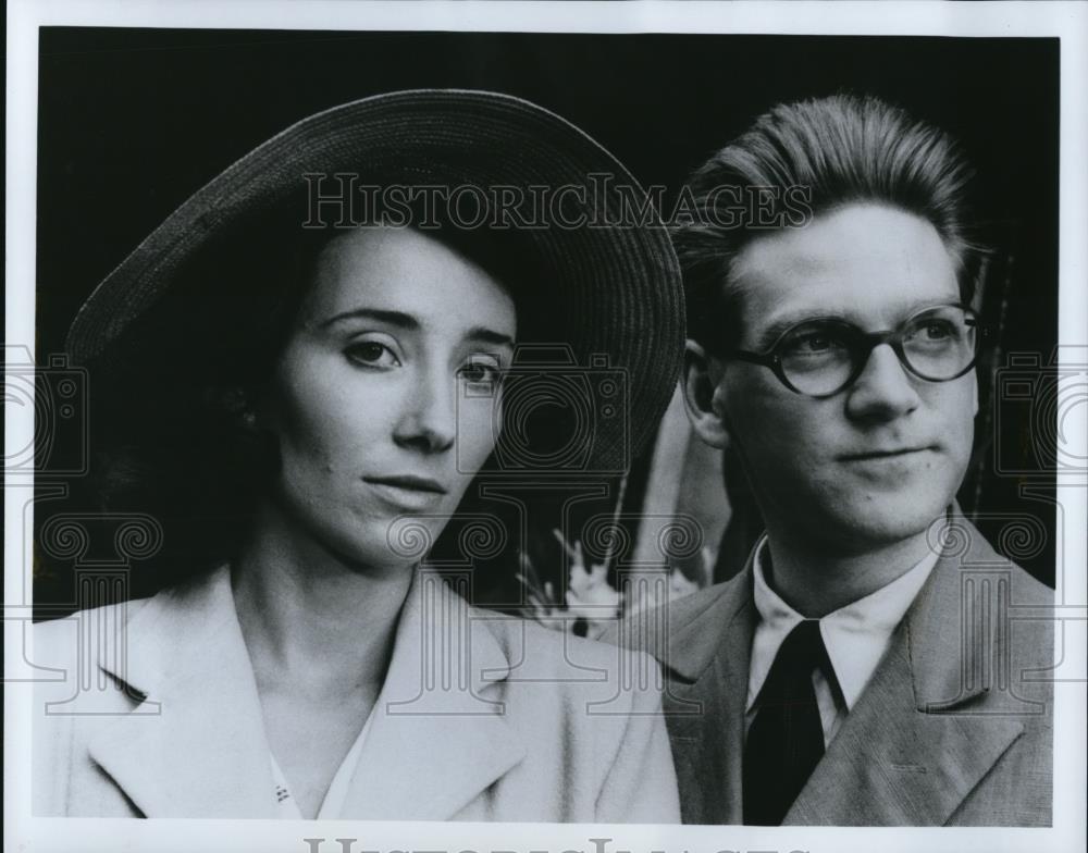 Undated Press Photo Ken Branagh and Emma Thompson in &quot;Not So Happily Ever After&quot; - Historic Images