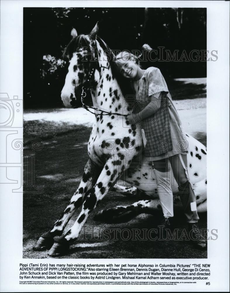 Press Photo Tami Erin in The New Adventures Of Pipi Longstocking - cvp51924 - Historic Images