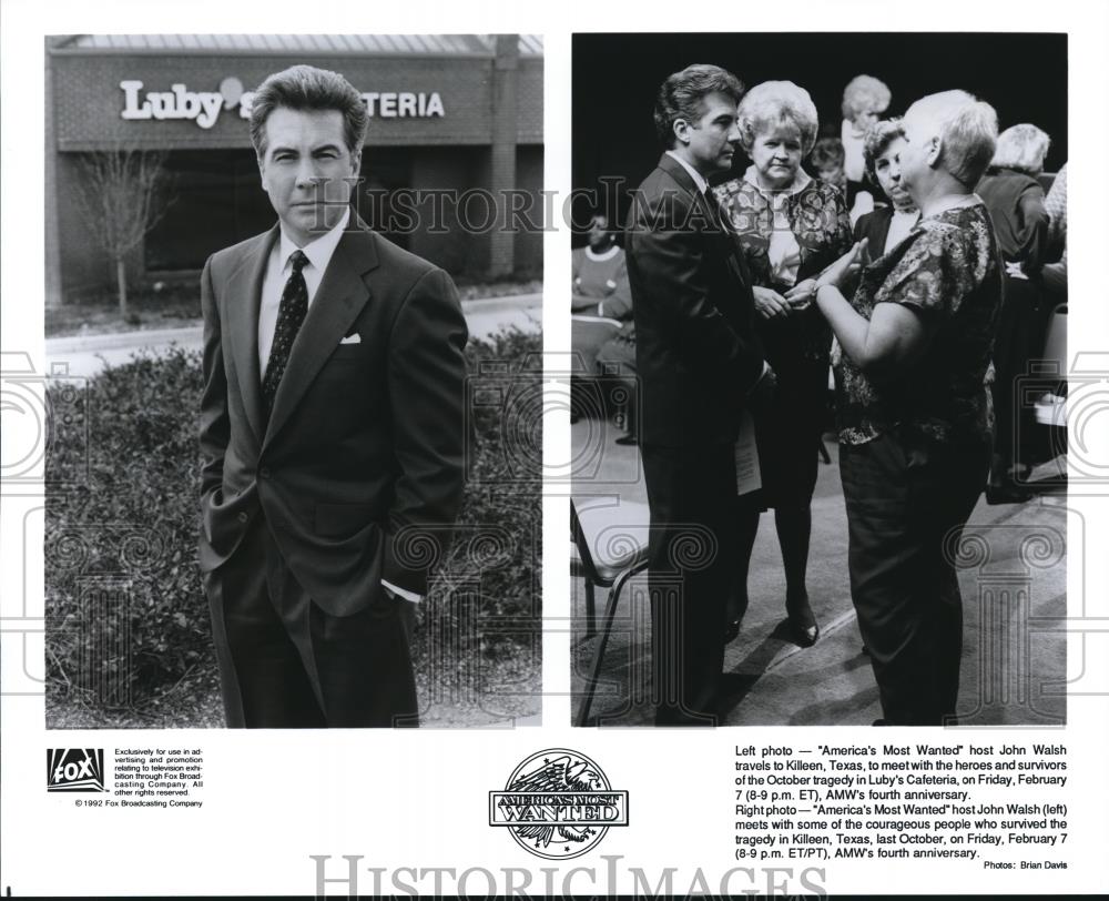 Press Photo John Walsh in America's Most Wanted - cvp52208 - Historic Images