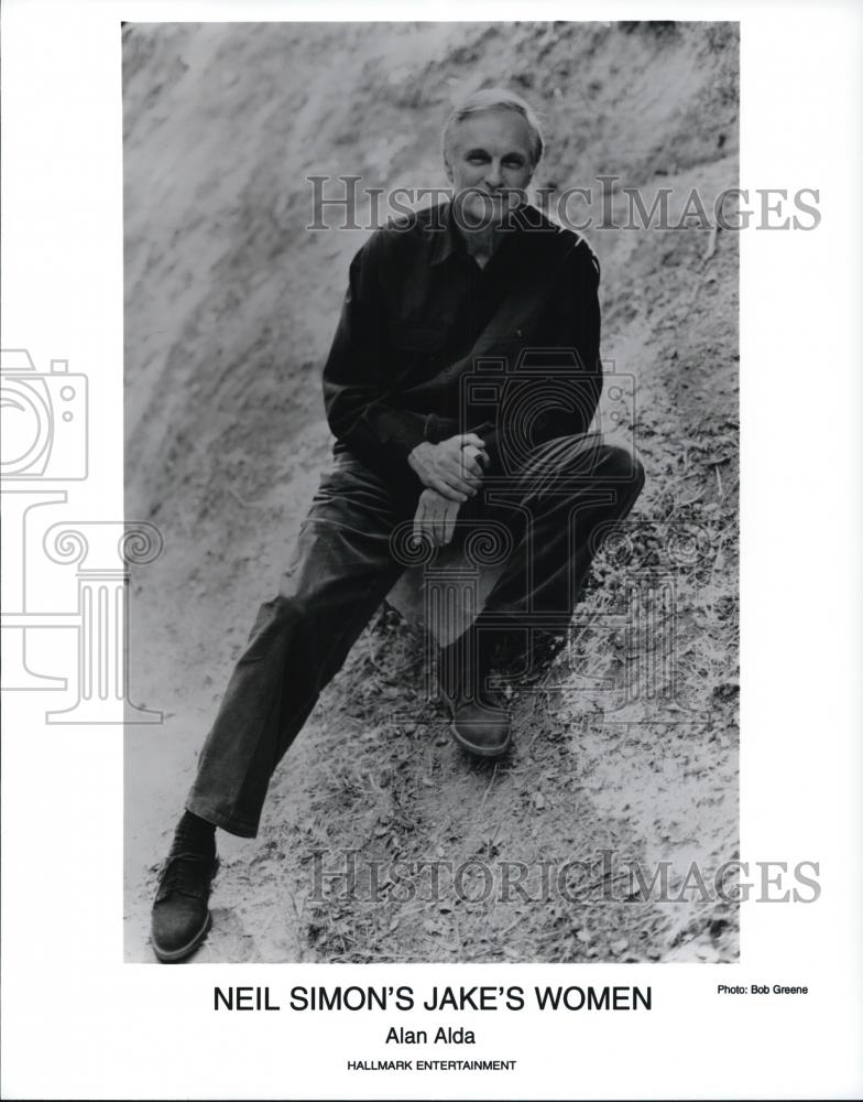 Press Photo Alan Aida in Neil Simon;s Jake's Women - cvp53384 - Historic Images