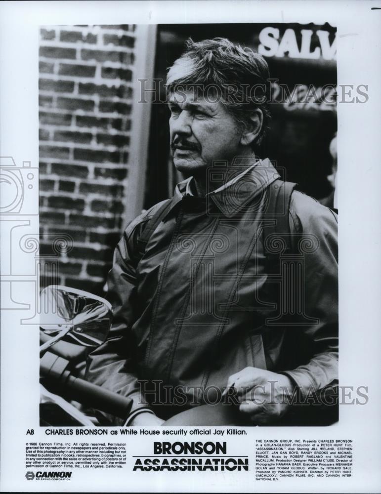 1987 Press Photo Bronson Assasination - cvp53471 - Historic Images