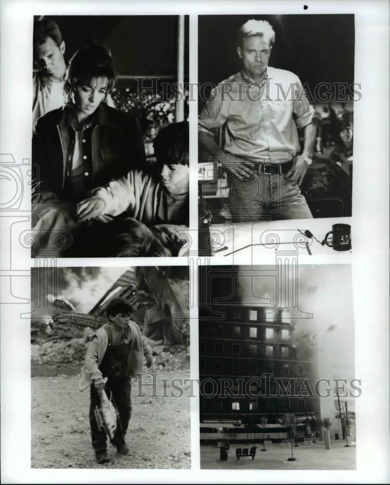 Press Photo Michael Biehn Annabella Sciorra Zachary B. Charles "Asteroid" - Historic Images
