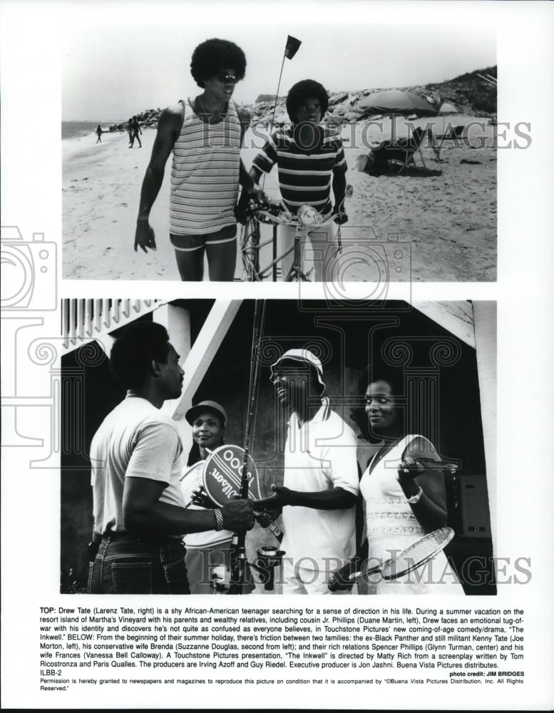 Press Photo Larenz Tate and Duane Martin in The Ink Well - cvp58346 - Historic Images