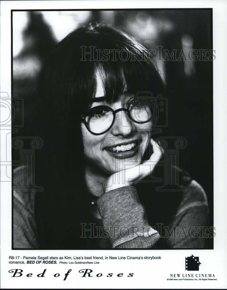 Press Photo Pamela Segall in Bed of Roses - cvp58350 - Historic Images