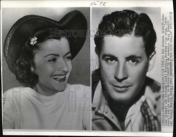 1970 Press Photo Barbara Bennet and Addison Randall were Getting Marri ...