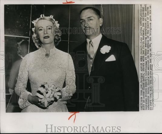 1954 Wire Photo Lady Sylvia Ashley, divorced wife of actor Clark Gable - Historic Images
