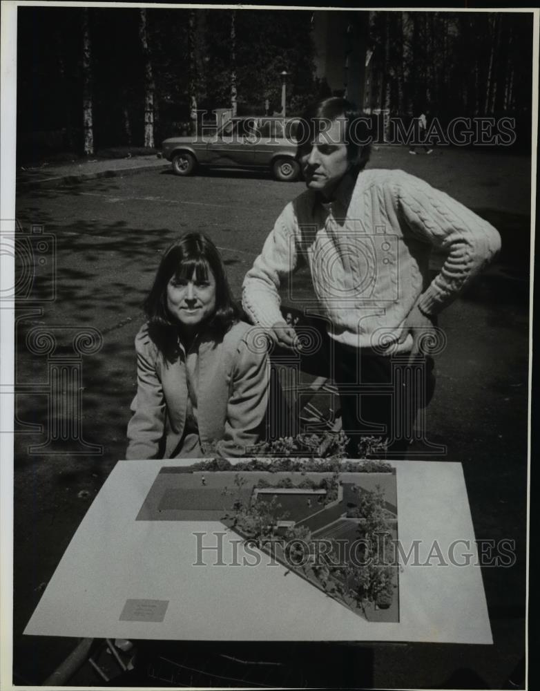 1984 Press Photo Pacfic Universityquadrangle winning design orb4751