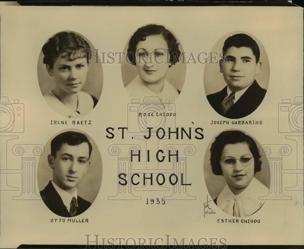 Press Photo St. John&#39;s High School - orb50200 - Historic Images
