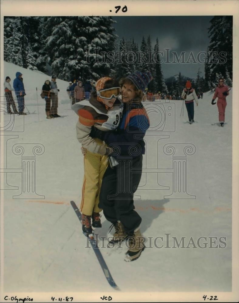 1987 Press Photo Winter Special Olympics-Mount Bachelor - orb52412 - Historic Images
