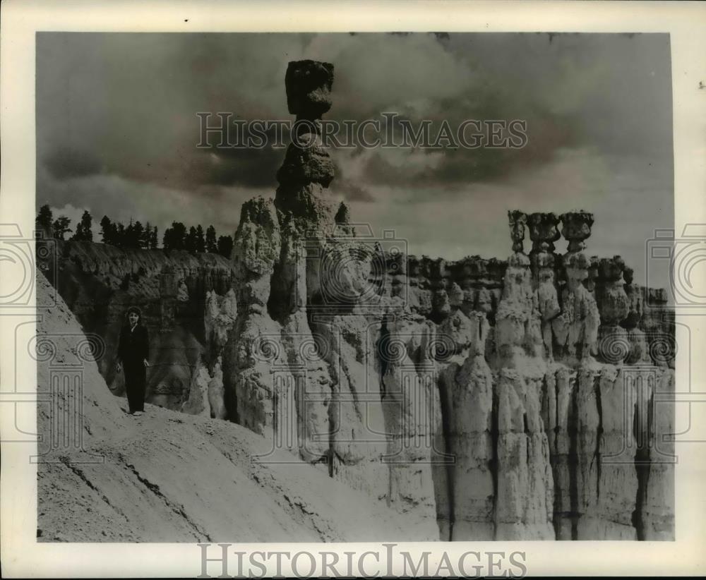 1948 Press Photo Bryce Canyon National Park in Utah - orb56185 - Historic Images
