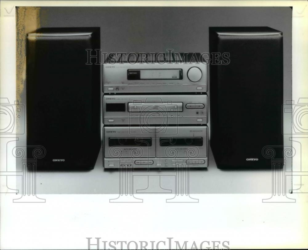 1991 Press Photo The new Onkyo personal component system - orb59804 - Historic Images