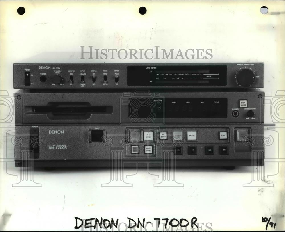 1991 Press Photo The Denon DN-7700R - orb59807 - Historic Images