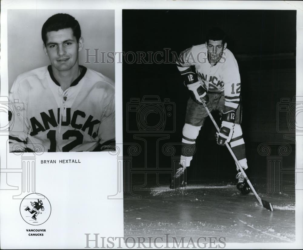 Press Photo Bryan Hextall Vancouver Canucks - orc09393 - Historic Images