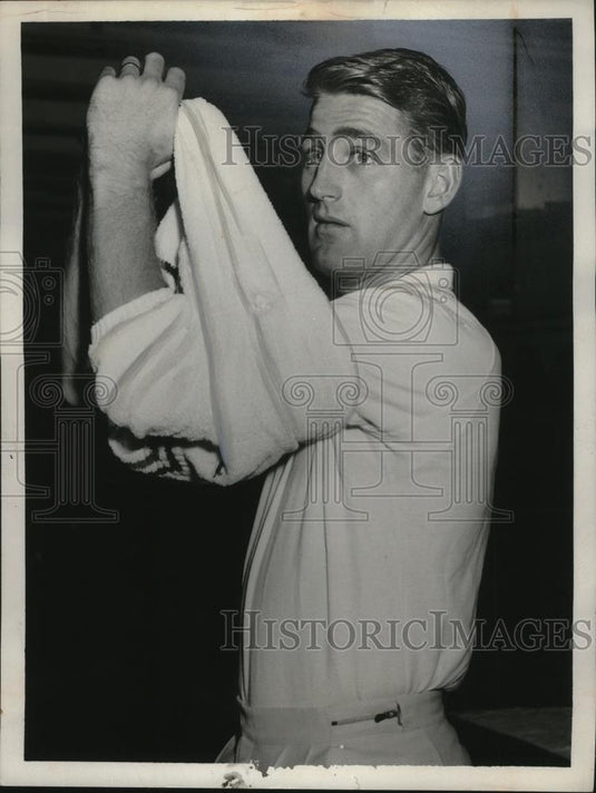 1958 Press Photo Lee Hoad, Australian Professional Player - nef54624 - Historic Images