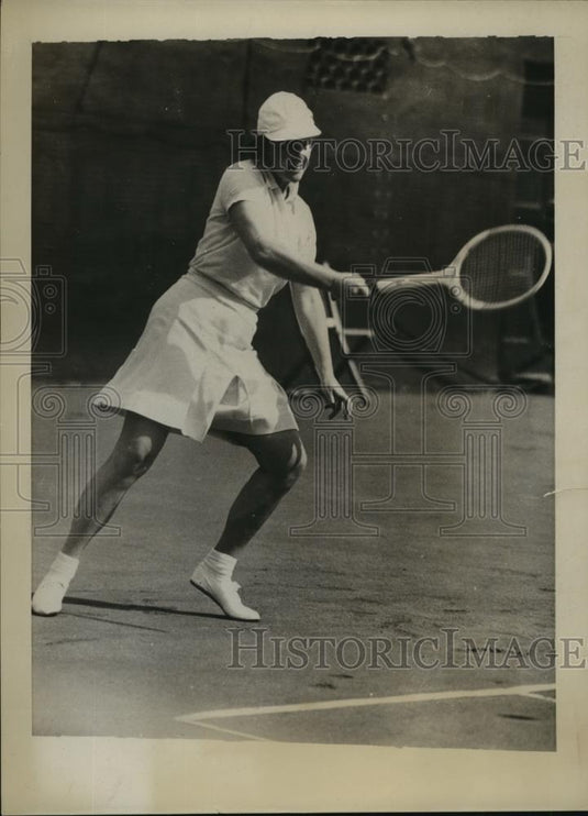 1939 Press Photo Florence LeBoutillier at 26th Bermuda Tennis Championships - Historic Images