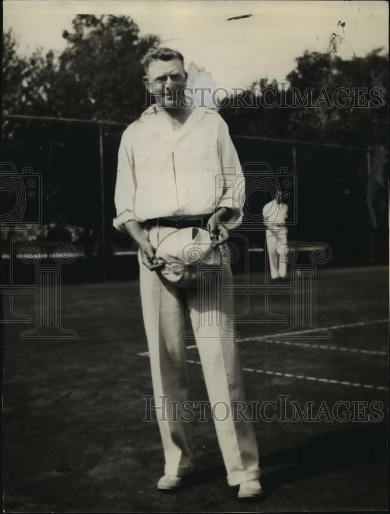 1933 Press Photo Mercel Beasley at New Orleans tennis matches - net33506 - Historic Images