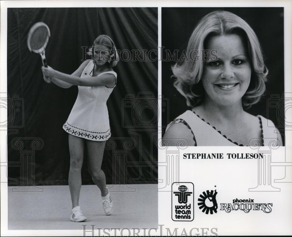Press Photo Stephanie Tolleson, Phoenix Racquets - orc09356 - Historic Images