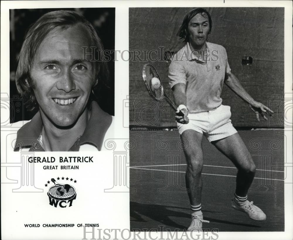 Press Photo Gerald Battrick Great Britain, World Champion of Tennis - orc10028 - Historic Images