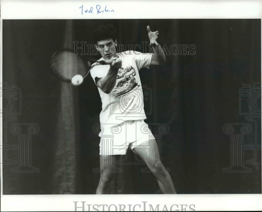 Press Photo Ted Rubin Tennis Player - orc13274 - Historic Images