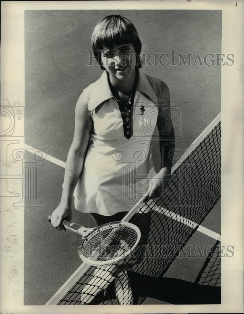 Press Photo Kathy Kuykendall- Tennis Player - orc13887 - Historic Images