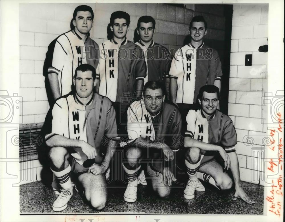 1984 Press Photo WHK's John Holliday and Scott Burton - cva21721 - Historic Images