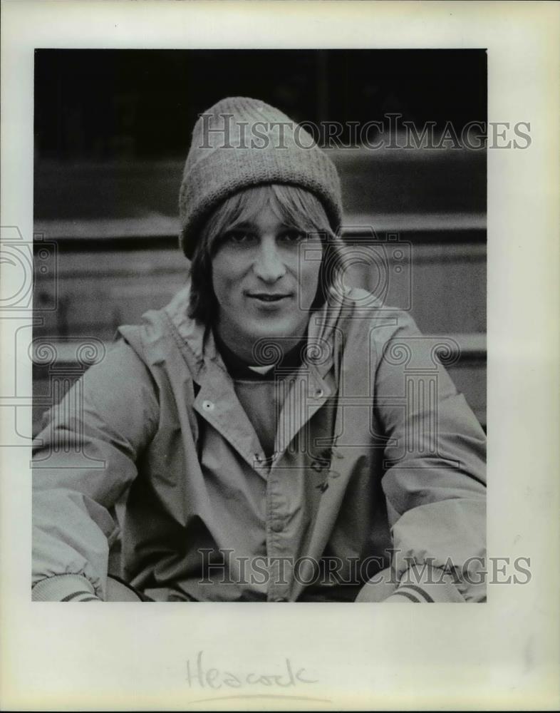 1981 Press Photo Centennial best soccer goalkeeper Devin Heacock in casual wear - Historic Images