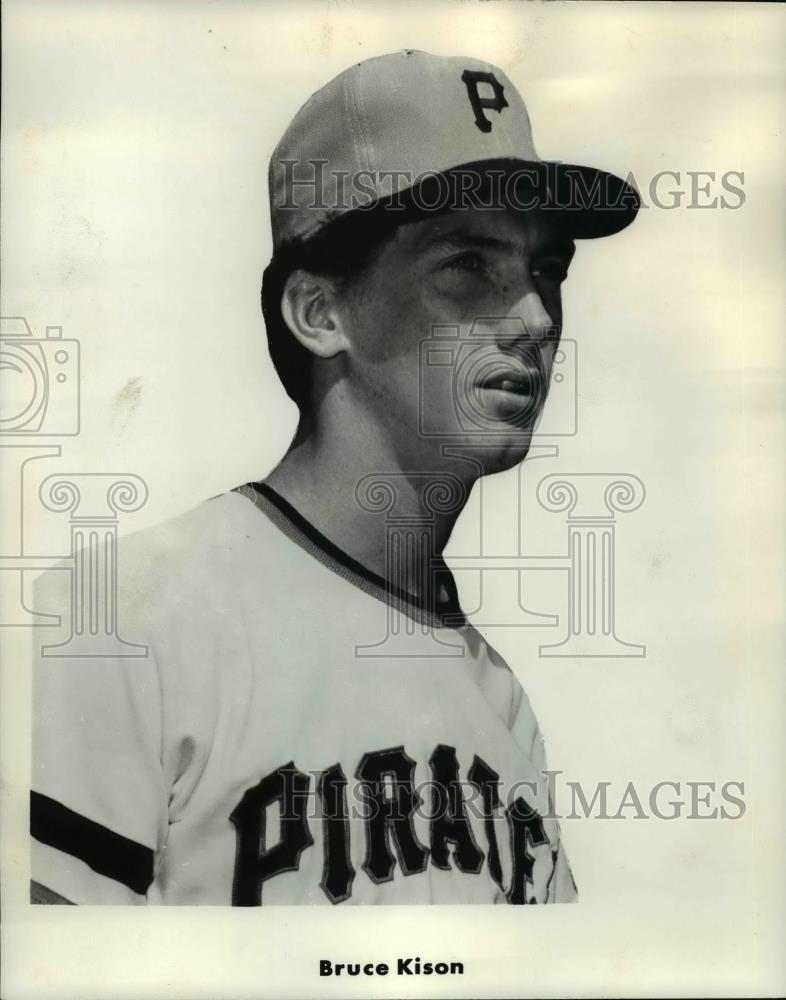 1977 Press Photo Bruce Kison, Pittsburgh Pirates - orc10729 - Historic Images
