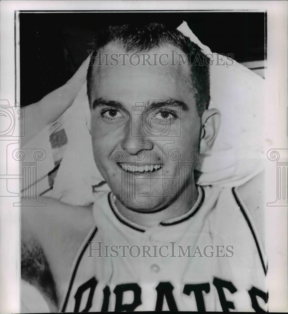 1961 Press Photo Joe Gibbon, Pittsburgh Pirates pitcher - orc11093 - Historic Images