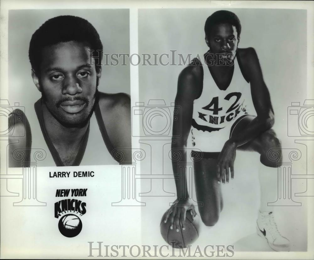 Press Photo Larry Demic, New York Knicks - orc10225 - Historic Images