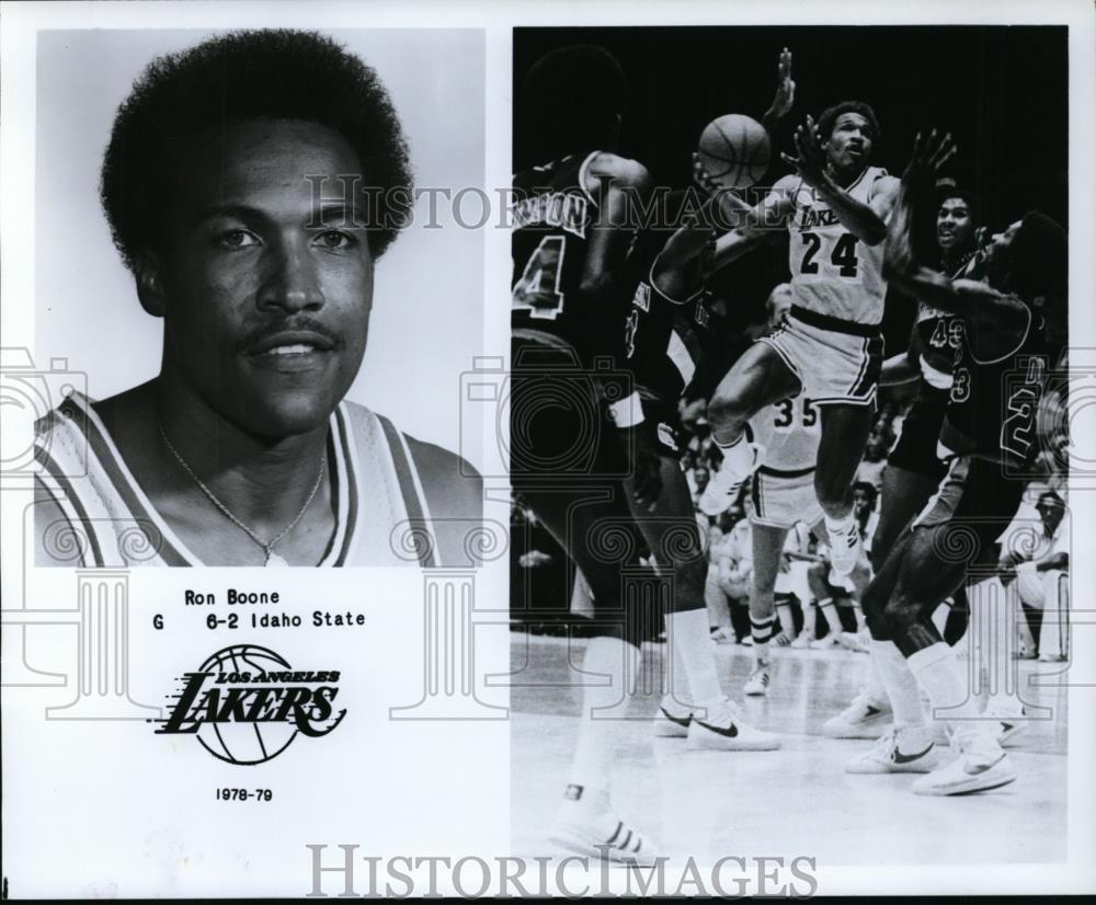 1978 Press Photo Ron Boone, Los Angeles Lakers - orc10016 - Historic Images