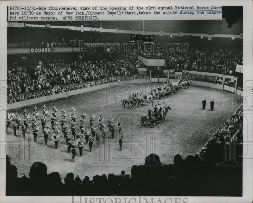 1951 Press Photo General View Of The 63rd Annual National Horse Show - net31006 - Historic Images