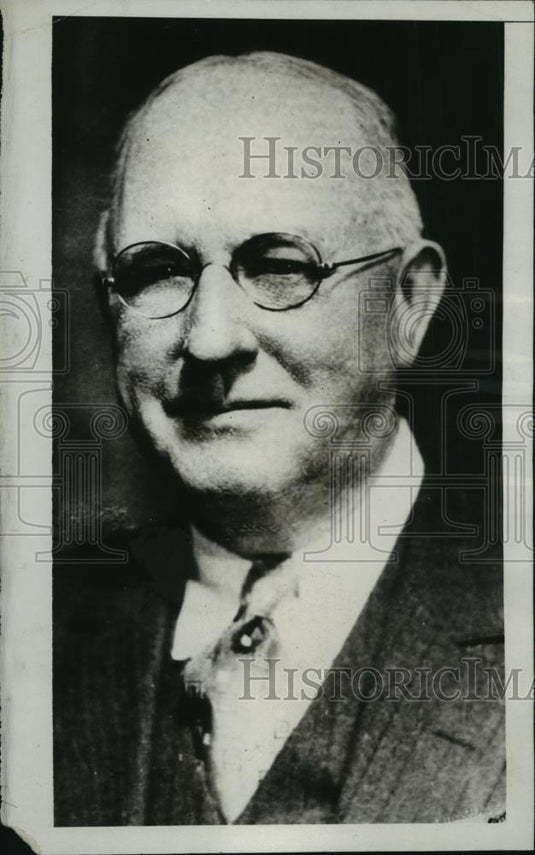 1933 Press Photo Joah A McNaughton new California horse race commissioner - Historic Images