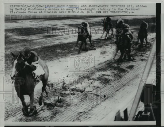 1959 Press Photo Horses At The Hialeah Race Course - net33604 - Historic Images