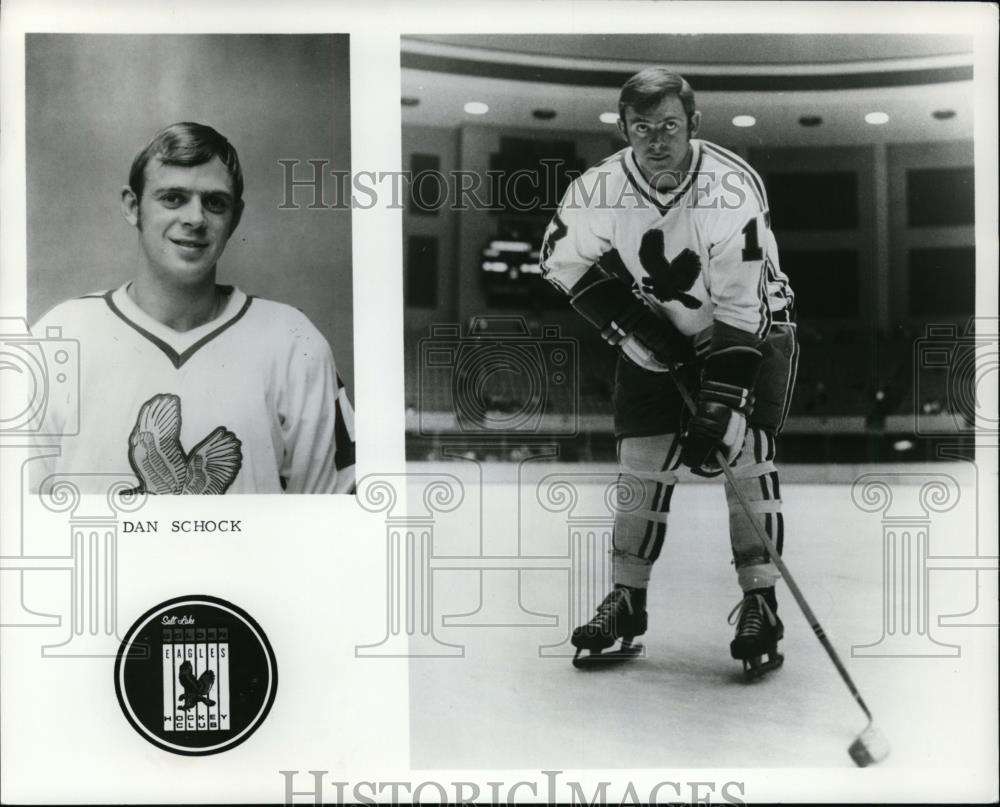 Press Photo Dan Shock, Eagles, Hockey Club - orc10008 - Historic Images