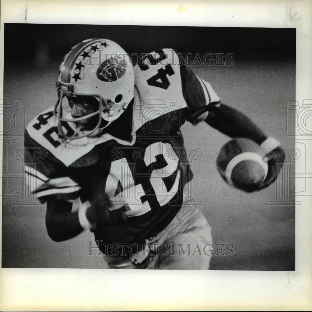 1978 Press Photo Offensive Punch- QB Jay Kirschenman (Right) , Jerome Thompson - Historic Images