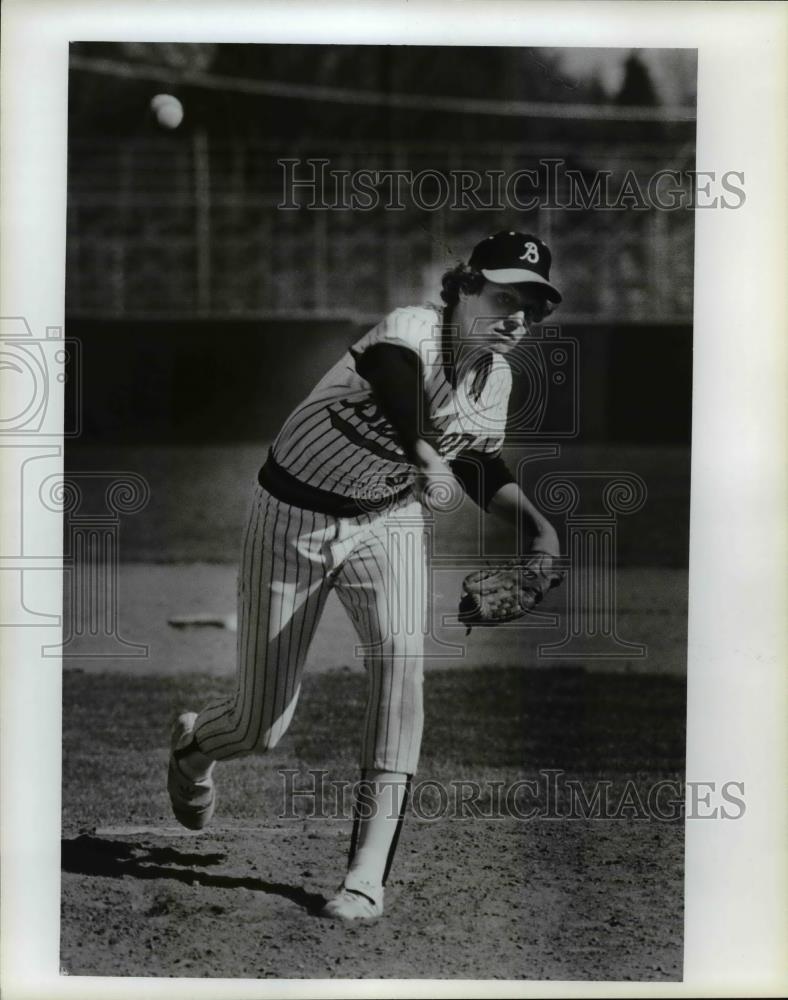 Press Photo Mike Marsh of Beaverton baseball team - orc07895 - Historic Images