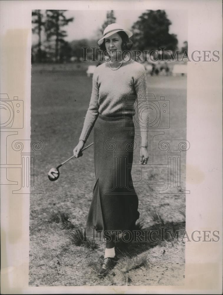 1935 Press Photo Ms Alice Rutherford Defeated Mrs Robert Lowry 8 and 7 ...